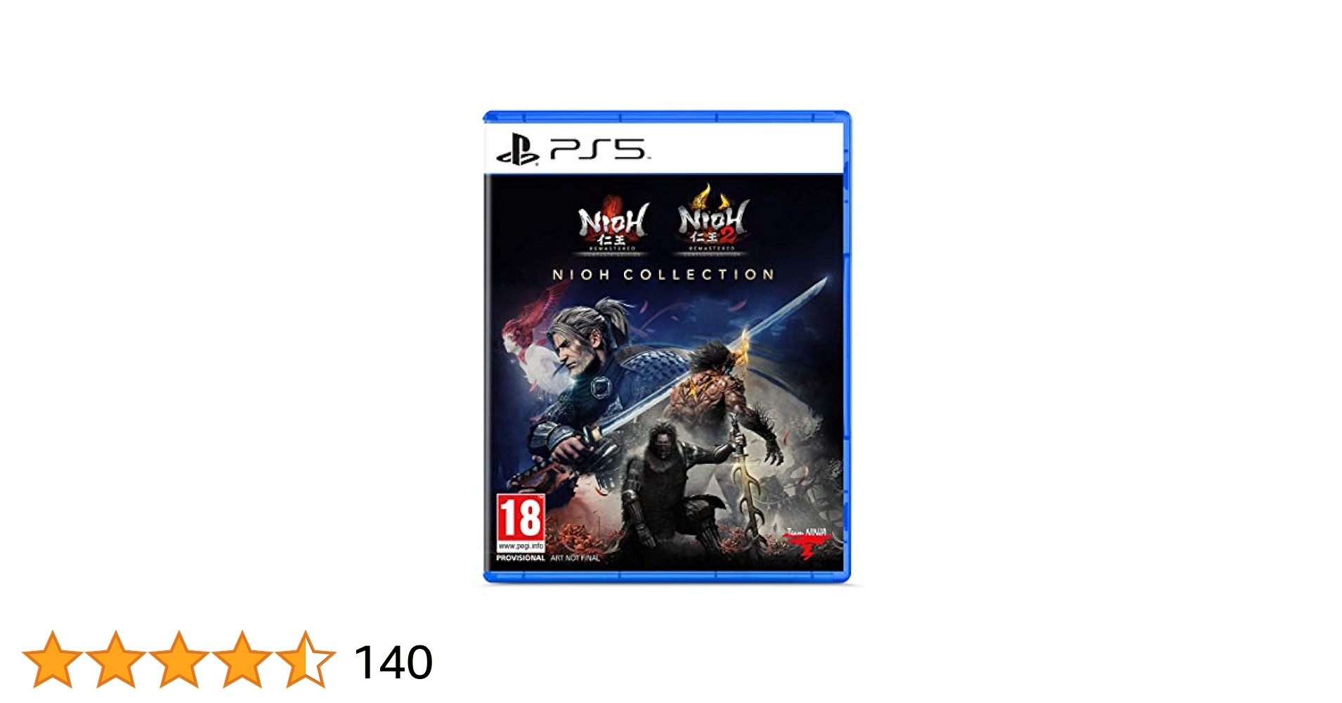 Tecmo Koei Collection Nioh Standard PlayStation 5 : Amazon